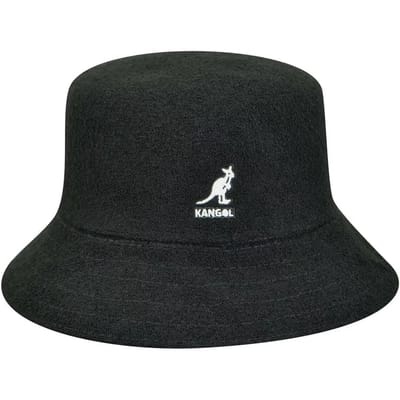 Kangol K3050st Zwarte Bermuda Bucket Hat K3050ST BLACK (S)