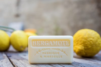 4x Savon de Marseille Zeep Bergamot – 125g – Met Karitéboter – Handgemaakt & Plantaardig – Vegan – Zoete frisse citrus geur