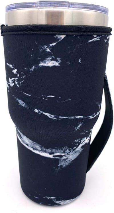 Isolerende Bekerhoes Neopreen Herbruikbaar voor 32oz Tumblers en Grote Koffiebekers