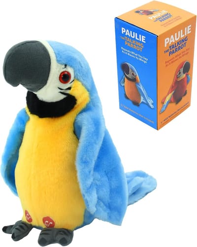Elektrische Papegaai Speelgoed met Stemopname en Zangfunctie | Educatief Pluche Dier