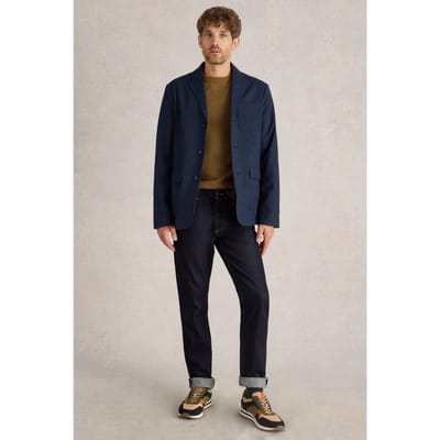 White Stuff Mckay Blazer Dark Navy Maat: 40 | Blazers Outlet | Heren | Blauw