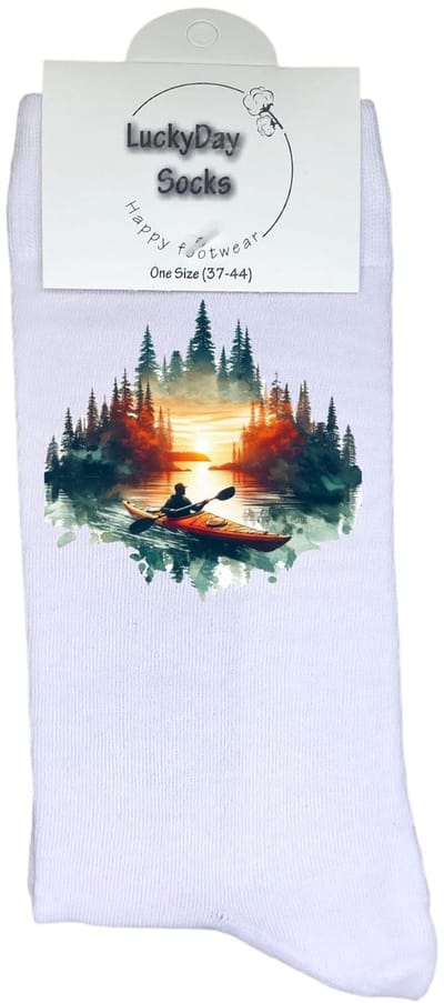 LuckyDay Socks - Kano sokken - Grappige Cadeaus voor Dames en Heren - Verjaardags cadeau vrouw en man - Vrolijke sokken - Valentijns cadeau - Grappige sokken - Leuke sokken - Leuke dames en heren sokken - Maat 37-44