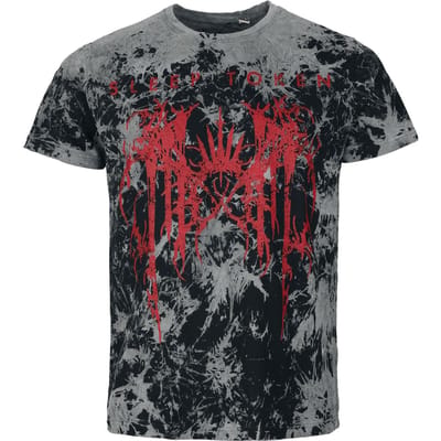 Sleep Token T-shirt - Logo - S tot 4XL - voor Mannen - zwart-grijs