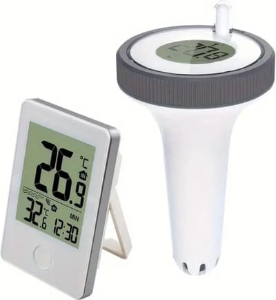 Bovista Zwembad Thermometer - Vijver Thermometer - Drijvend - Drijvende Thermometer - Draadloze - Pool