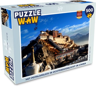 Puzzel Het Potalapaleis in ochtendzonlicht in China - Legpuzzel - Puzzel 500 stukjes
