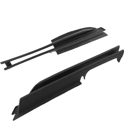 Paire de Grilles de Pare-chocs Avant Gauche Droite 51117032613 Remplacement pour 320i 325i 325xi E46 Berline de Base black