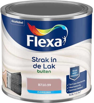 Flexa - Strak In De Lak Buitenlak Zijdeglans - B7.10.59 - Mengverf - 500 Ml