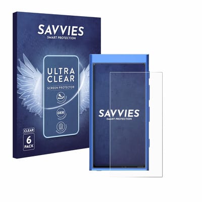 Savvies - Screenprotector voor Hiby Digital M300 - Folie Beschermfolie transparant 6 Stuks