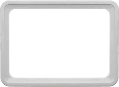 PrimeMatik - Frame voor borden en posters A4 306x215mm wit voor bewegwijzering