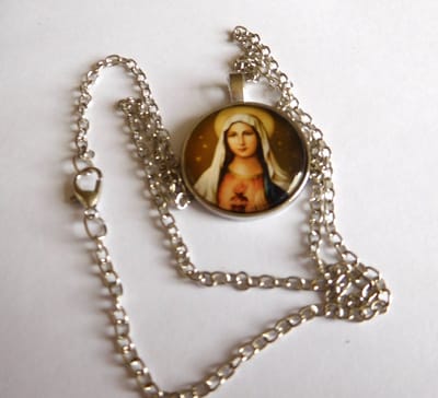 Ketting met hanger Maria H.Hart