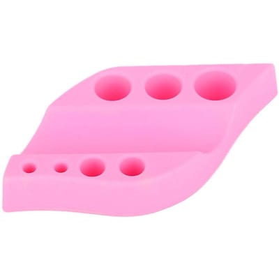Multi functional Silicone Microblading Pen Rack Tattoo Ink Pigment Cup Holder Stand Pink roze