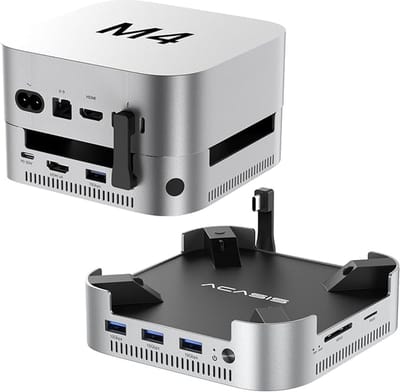Acasis - 40Gbps - Mac mini M4 Dock - Dual-Bay SSD Enclosure