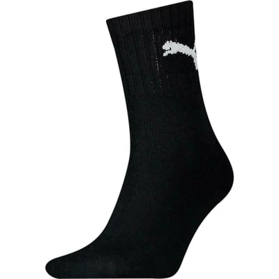 Puma Unisex Adult Lichtgewicht Crew Sokken (pak van 3) (Zwart)