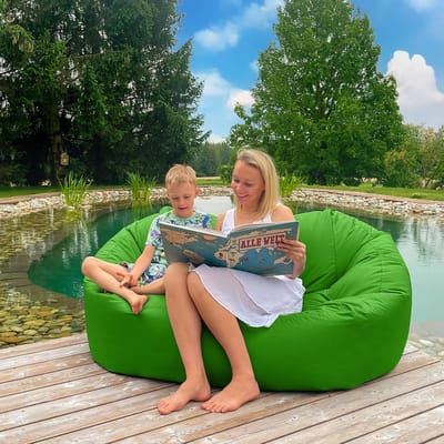 Grote Lounge Zitzak Bank - Comfortabel Zit- en Slaapmeubel voor Binnen en Buiten