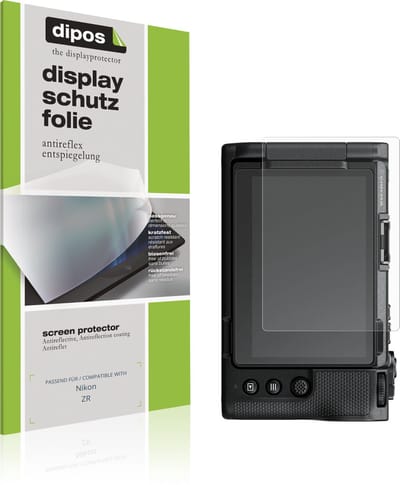 dipos – 4x Matte Beschermfolie geschikt voor Nikon ZR | Krasbestendige & antireflecterende Screenprotector Ultra-Thin