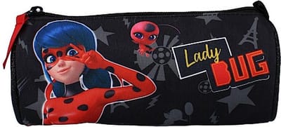 Disney Etui Miraculous Super Heroez 20 X 9 Cm Polyester Zwart