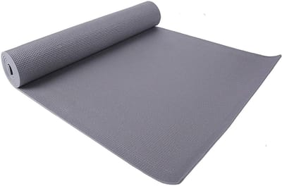 Bourgini Fitness - Fitnessmat - yogamat - PVC -Grijs - 0.5cm