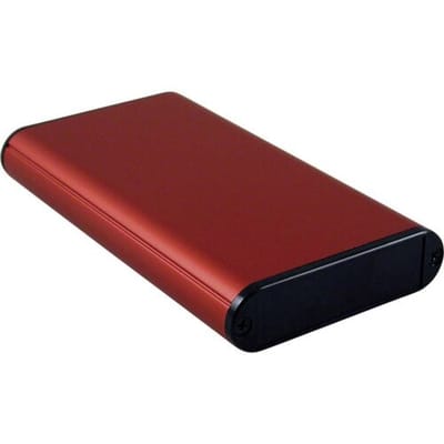 Hammond Electronics 1455B1202RD Profielbehuizing 120 x 71.7 x 19 Aluminium Rood 1 stuk(s)