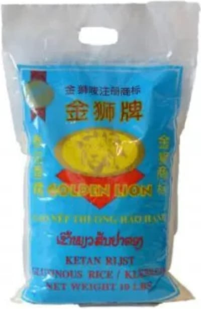 (GOLDEN LION) KETAN RIJST 10LBS