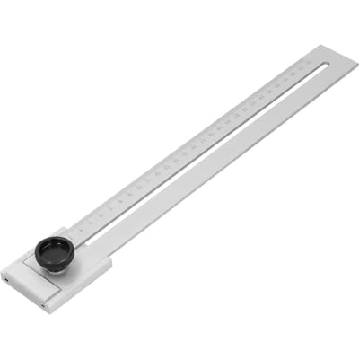 Règle Coulissante de Précision à Tracer Menuiserie Parallèle Acier au Carbone Outil de Mesure 300mm white