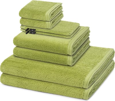 Vossen Sonstiges 2 X washandjes 2 X gasten- 2 X douche- 2 X handdoek - in set 8 pack Vegan Life