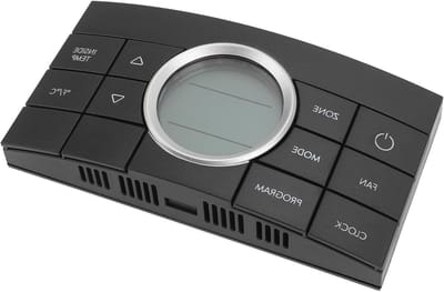 Qqmora RV Thermostaat Multi Zone Controle 10 Knoppen voor Airconditioner 579 595 6308 520 CCC2 Materiaal ABS (Zwart)