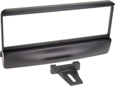 1-DIN Paneel geschikt voor Ford Escort/Transit/ Scorpio - Mazda 121 Kleur: Zwart