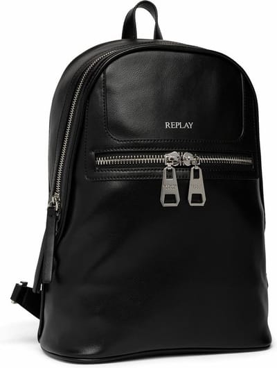 REPLAY Rugzak Backpack Black Zwart