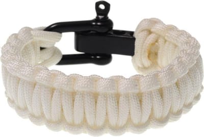 Behave - Witte paracord armband - Urban outdoor zomerstijl