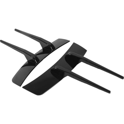 2 Stuks Glanzend Zwarte Voorbumper Spoiler Auto Aanpassingen Vervanging voor Mercedes Benz A-Klasse W177 black