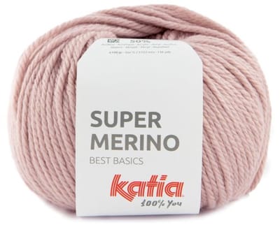 Katia Super Merino - 40 licht oudroze - Wol/Acryl Garen