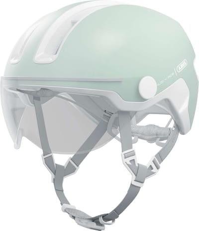 Fietshelm ABUS HUD-Y ACE pure mint L - 57-61 cm - lichtgroen - Geschikt voor gebruik op elektrische fietsen - stadsfietsen - 460 g