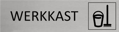 CombiCraft Aluminium deurbordje Werkkast165x45mm - per stuk