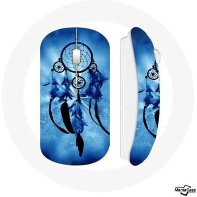 Blauwe Dream Catcher draadloze muis