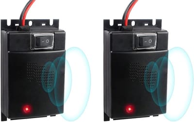 Marterafweer 2-Pack - Mobiele Ultrasone Dierverjager voor Auto, Zolder en Kelder