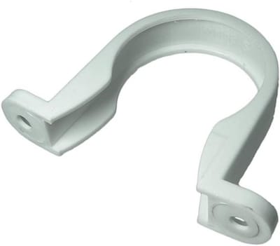 Pijpklemmen - Leidingklemmen - Afvoerleidingen - Bevestigingsbeugels - 40mm - Wit
