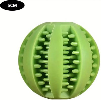 Livano Honden Speelgoed - Hond - Speelgoed - Dog Toy - Hondenbal - Snacks - Groen 5cm