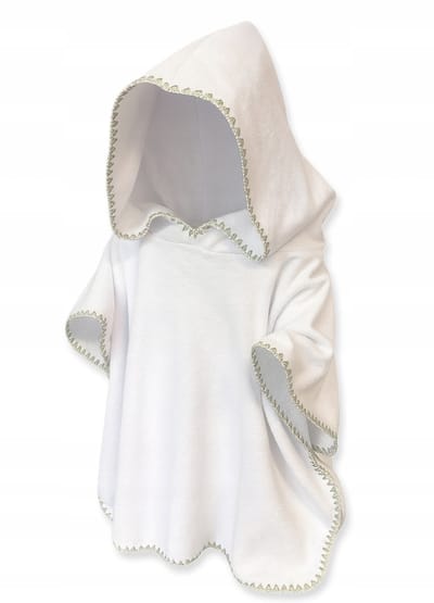 Dartomik Abcdefg-baby - Ponchohanddoek voor kinderen - Katoen - Maat 86-104 - Anti-allergisch