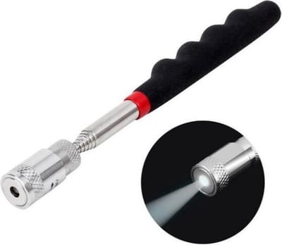 TLVX Sterke Telescopische Magneet Pen met LED lamp - Magneet stok - Verstelbaar - Uitschuifbaar - Lang Bereik 63CM - Pick up Stick - Schroeven pakken - 2,5KG kracht - Metaal laten vallen - Geld pakker
