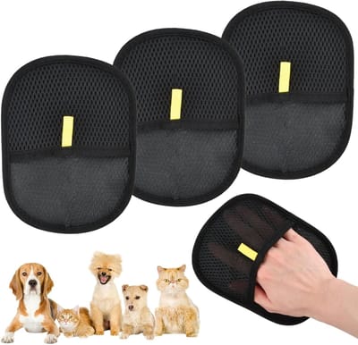 Honden- en kattenverzorgingshandschoenen - dubbelzijdig - herbruikbaar - ideaal voor vachtverwijdering - ShopVlot