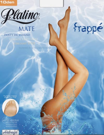 Platino frappe mate zomerpanty 10 den maat 36/38 hawaii