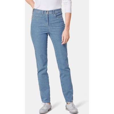Smalle highstretch jeans LOUISA - lichtblauw - Gr. 52 van Goldner Fashion