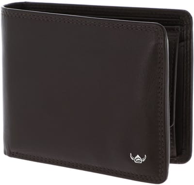 Golden Head Leren portemonnee Polo RFID Protect Scheintasche 1427 Dunkelbraun donkerbruin