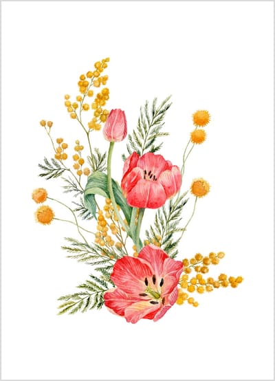 Wenskaart zwanger hartelijk gefeliciteerd met rotan wieg – 10x15 cm – zwangerschapskaart – 400 grams papier – inclusief kraft envelop