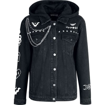 Gothicana by EMP - Gothic Spijkerjas - The Witching Hour - S tot XXL - voor Vrouwen - zwart