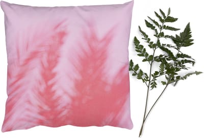 Sierkussens - Kussentjes Woonkamer - 45x45 cm - Planten - Bladeren - Roze