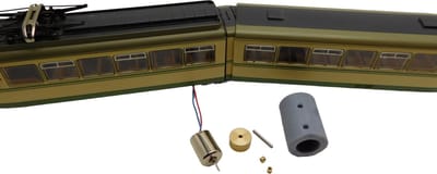 micromotor HR009F motor ombouwset voor Roco tram