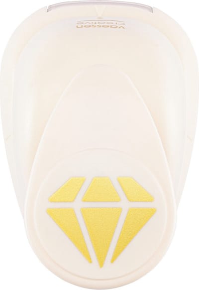 Vaessen Creative Pons - Figuurpons - Diamant - 2,1 x 2,5 cm