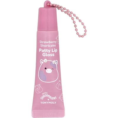 TonyMoly, Original Squishmlows™, Patty Sleutelhanger Lipgloss, Strawberry Shortcake, 11g pink
