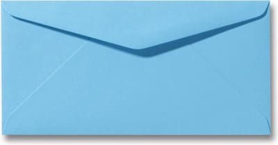 Envelop 11 x 22 cm Oceaanblauw 60 stuks